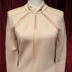 Free People Pink Zip-Up Top